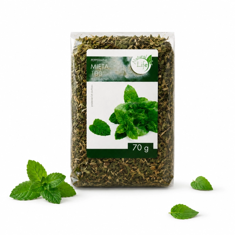 zioło suszone mięta, opakowanie 70g