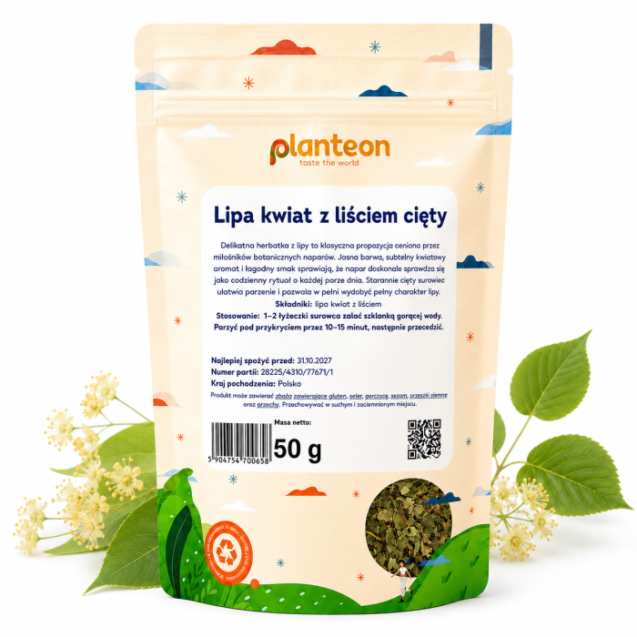 planteon lipa kwiat z liściem cięty, 50g
