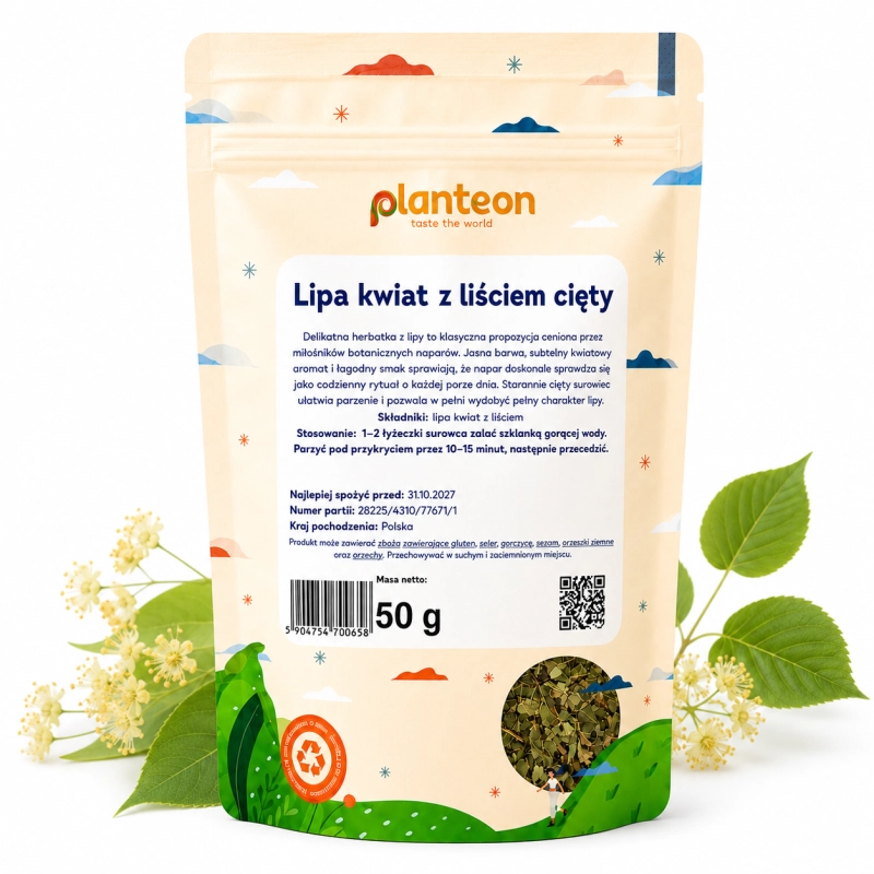 planteon lipa kwiat z liściem cięty, 50g