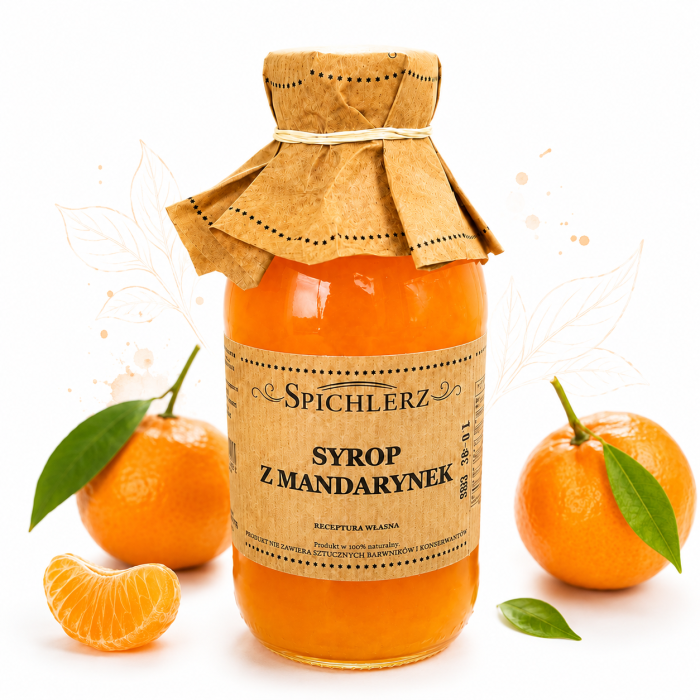 spichlerz, syrop z mandarynek, butelka, 330ml