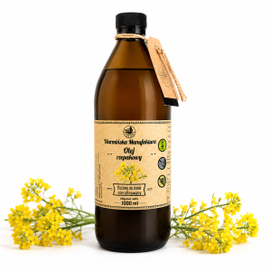 warmińska manufaktura olej rzepakowy, butelka 500 ml