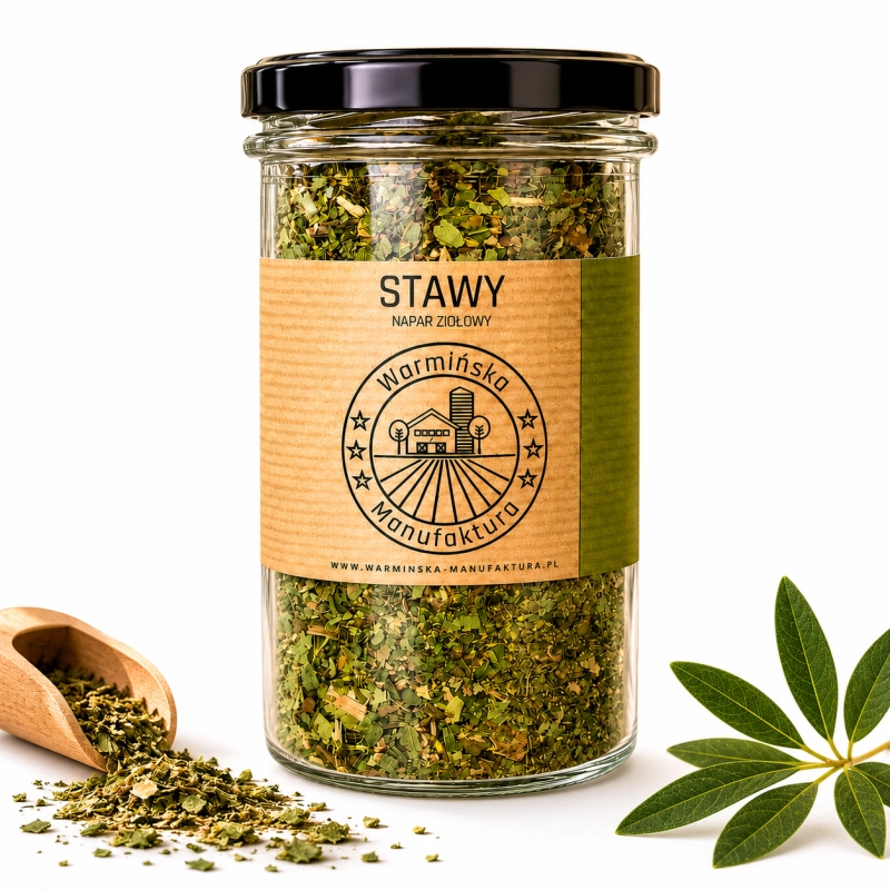 warmińska manufaktura napar ziołowy stawy, słoik 100g