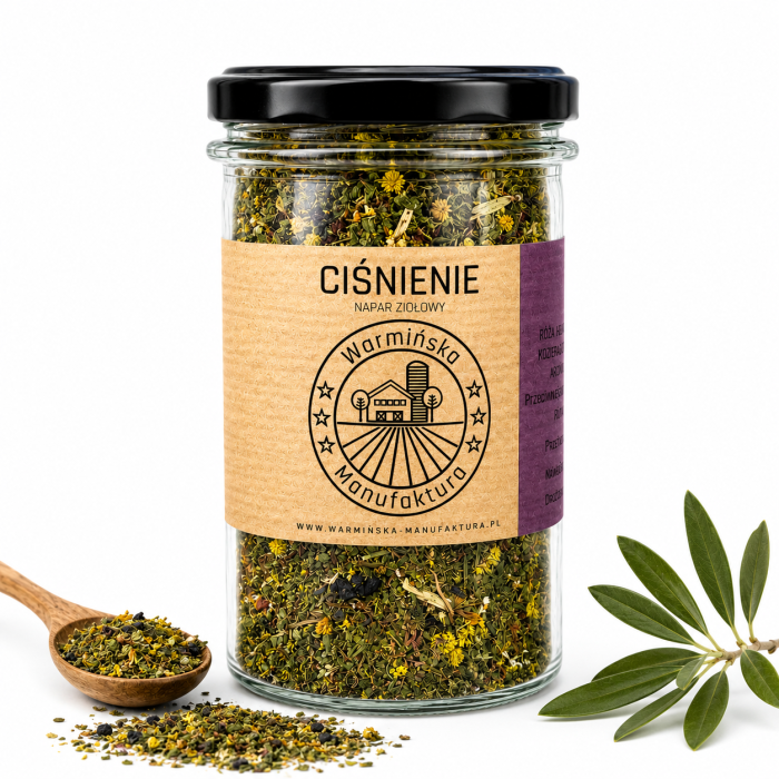warmińska manufaktura, napar ziołowy ciśnienie, słoik 100g