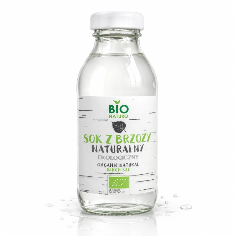 sok z brzozy, sok z brzozy naturalny, sok z brzozy ekologiczny, Bio Naturo sok z brzozy, organic birch sap, naturalny sok brzozowy, ekologiczny napój roślinny, sok brzozowy 330 ml, sok z brzozy w butelce, naturalny napój bez dodatków