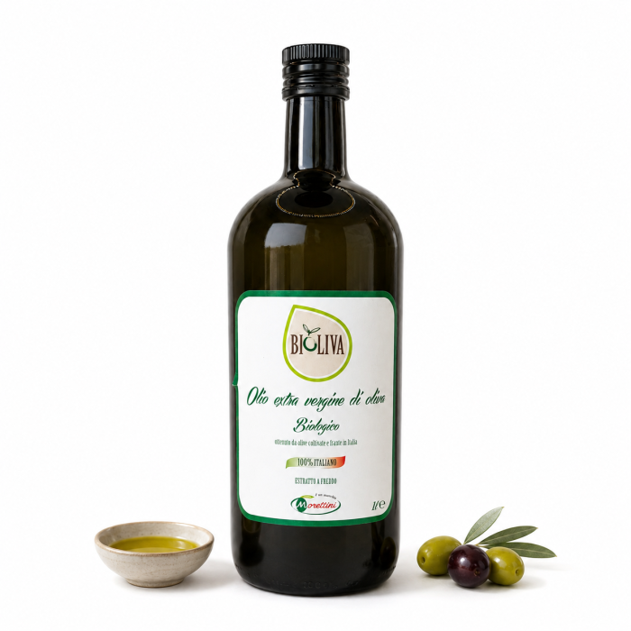 oliwa z oliwek, oliwa extra virgin, oliwa bio, oliwa ekologiczna, włoska oliwa, Bioliva, Morettini, oliwa 1L, oliwa tłoczona na zimno, oliwa z Włoch