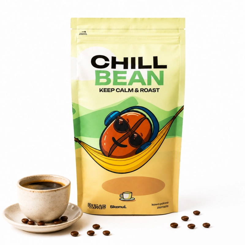 kawa ziarnista, CHILL BEAN, kawa relaksacyjna, kawa do ekspresu, kawa premium, świeżo palona kawa, kawa do kawiarki, kawa na prezent, KEEP CALM &amp; ROAST