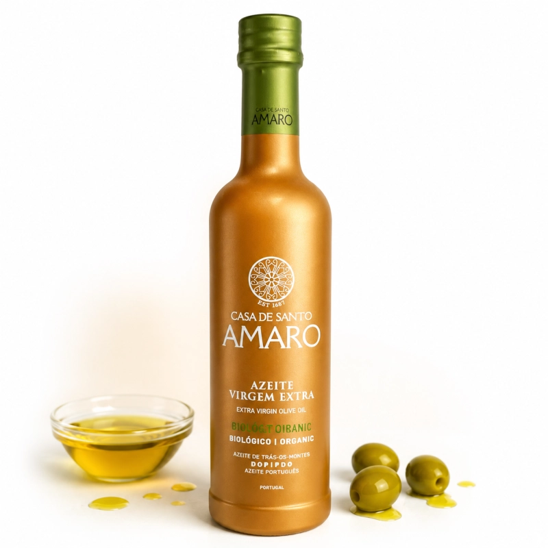 oliwa z oliwek extra virgin, oliwa premium, Casa de Santo Amaro, oliwa organiczna, oliwa do sałatek, oliwa tłoczona na zimno, oliwa śródziemnomorska, zdrowa oliwa
