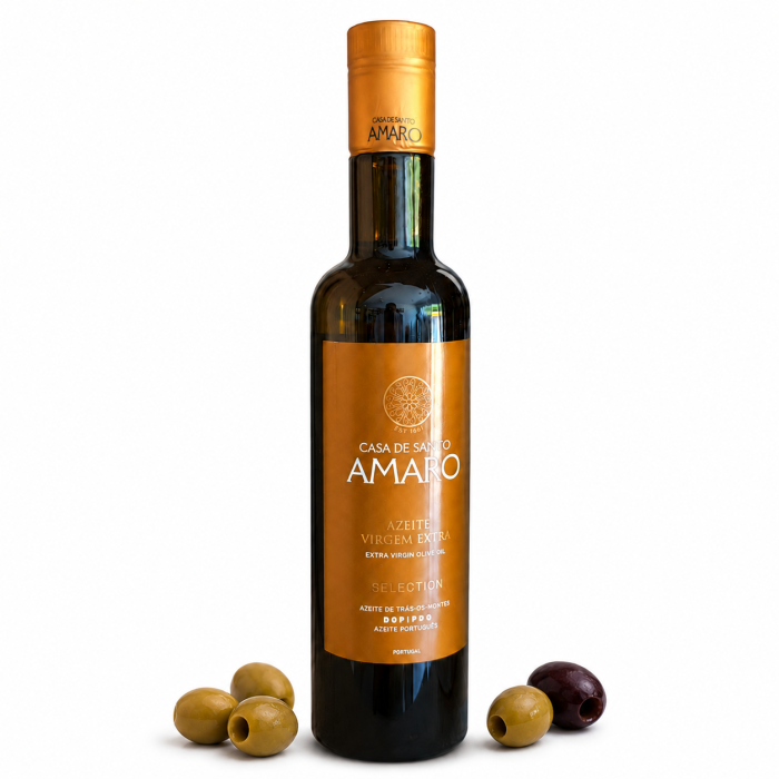 oliwa Casa de Santo Amaro, Casa de Santo Amaro Selection, oliwa extra virgin Portugalia, portugalska oliwa z oliwek, azeite virgem extra, oliwa Trás-os-Montes, oliwa DOP PDO, oliwa premium, oliwa do sałatek, oliwa z Portugalii