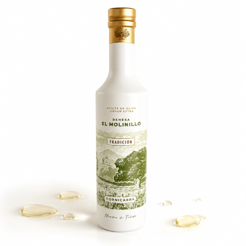 oliwa extra virgin, oliwa Cornicabra, oliwa Hiszpania, Dehesa El Molinillo, oliwa premium, oliwa z oliwek, oliwa śródziemnomorska, oliwa do sałatek, oliwa gourmet