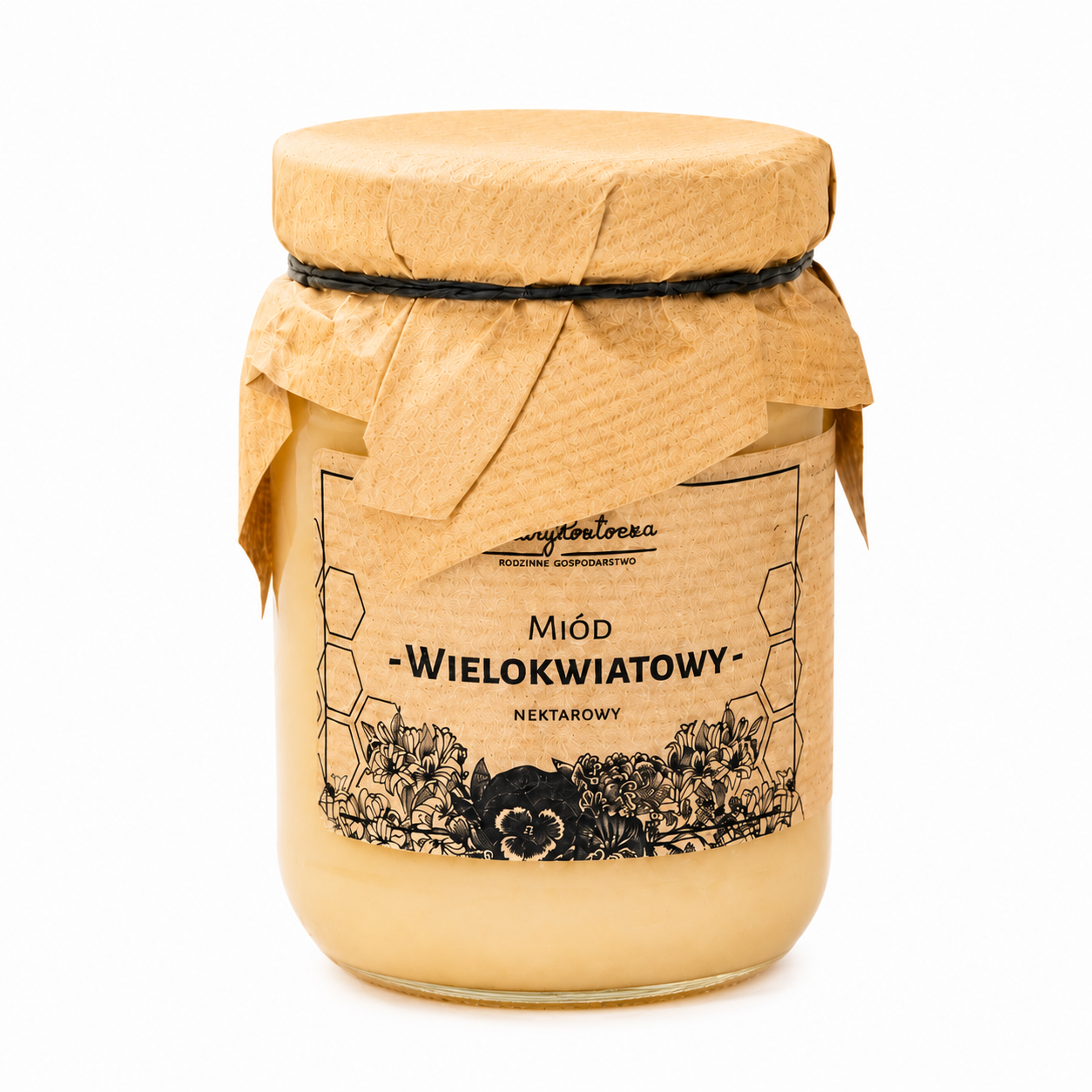 Skarby Roztocza miód wielokwiatowy nektarowy to naturalny produkt pszczelarski pozyskiwany z nektaru różnych roślin miododajnych. Charakteryzuje się łagodnym, przyjemnie słodkim smakiem oraz delikatnym, kwiatowym aromatem.