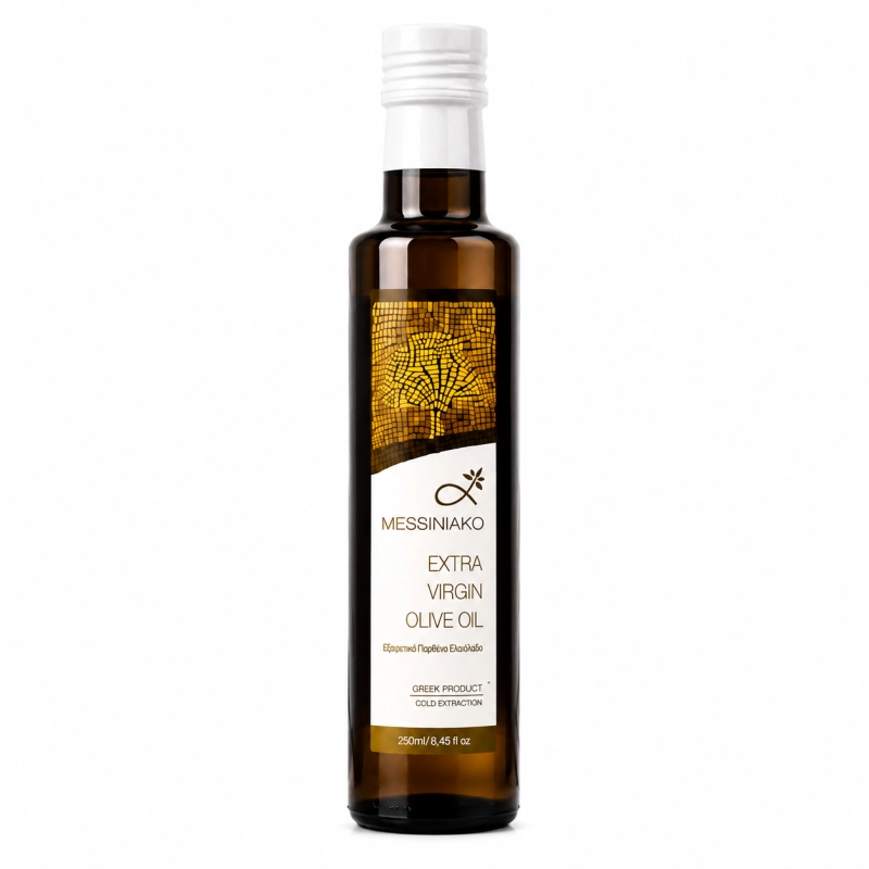 Oliwa z oliwek extra virgin Latzimas 250 ml – grecka oliwa premium tłoczona na zimno. Naturalna, aromatyczna i idealna do codziennej kuchni.