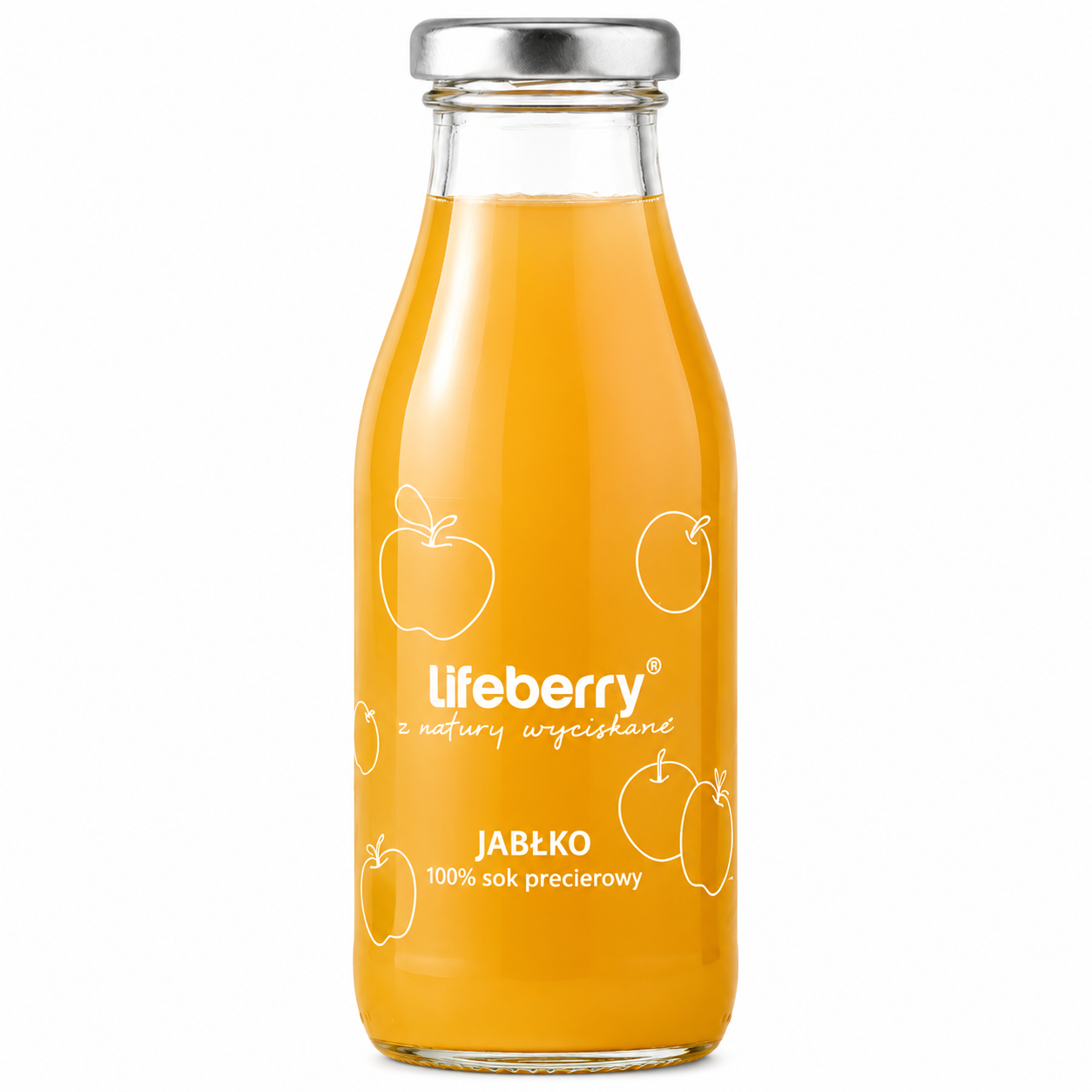 Sok jabłkowy Lifeberry 100% to naturalny sok przecierowy o intensywnym, owocowym smaku. Idealny do śniadania, lunchu i jako zdrowy napój na co dzień.