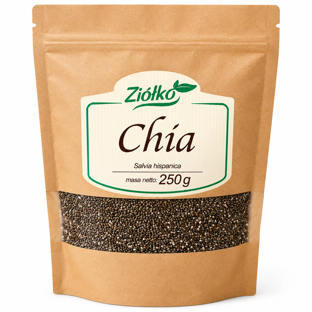 Nasiona chia marki Ziółko to wysokiej jakości produkt naturalny, jedno z najcenniejszych superfoods. Produkt idealny dla osób dbających o zdrową dietę, aktywnych fizycznie oraz wegetarian i wegan.